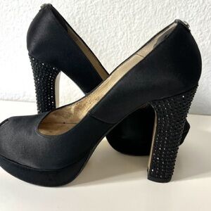 Micheal Kors elegant  Black Heels 8.5